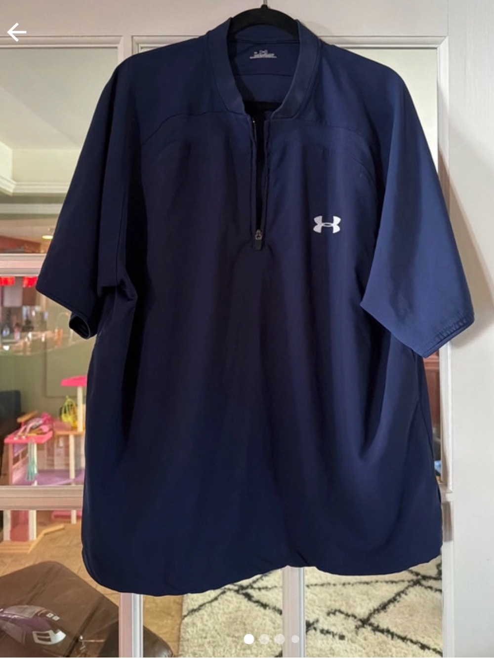 Under Armour Men's Blue Half-Zip Sweatshirt